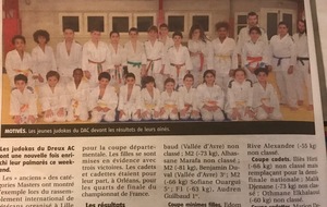 Les judokas du Dreux AC sur tous les fronts!!!!
