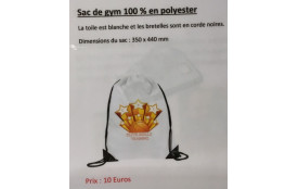 SAC DE GYM 100% POLYESTER